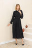 Women's Chiffon Overlay Premium Tailored Maxi Dress - MWMSD207