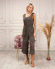 Womens Sleeveless Printed Jumpsuit WTJS33