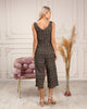 Womens Sleeveless Printed Jumpsuit WTJS33