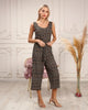 Womens Sleeveless Printed Jumpsuit WTJS33