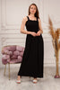 Women's Sleeveless Shirred Chest Summer Maxi Dress - MWMSD229