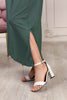 Women's Sleeveless Shirred Chest Summer Maxi Dress - MWMSD232
