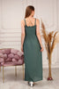 Women's Sleeveless Shirred Chest Summer Maxi Dress - MWMSD232