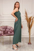 Women's Sleeveless Shirred Chest Summer Maxi Dress - MWMSD232