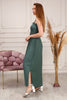 Women's Sleeveless Shirred Chest Summer Maxi Dress - MWMSD232