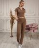 Womens 2 Piece Polo and Pants Co Ord Set WTVCO114