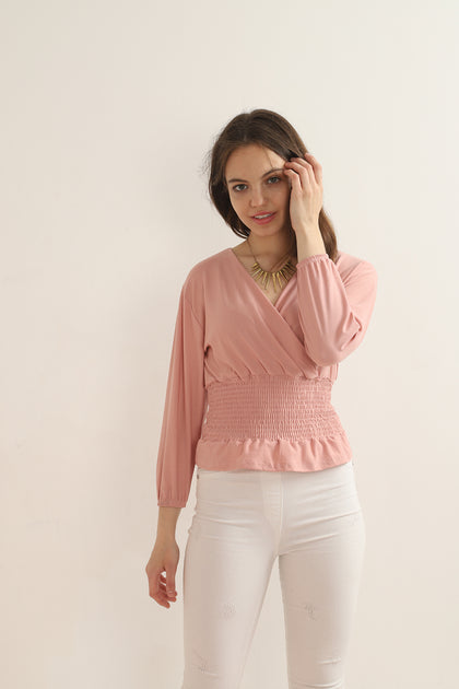 Women's Summer Wrap Detail Top - WST4