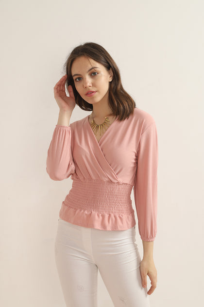 Women's Summer Wrap Detail Top - WST4