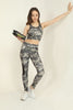 Women's 2 Piece Camo Print Active Wear Co Ord Set - WACO2