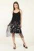 Women's Floral Embroidered Summer Dress - MWSD8