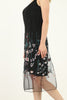 Women's Floral Embroidered Summer Dress - MWSD8