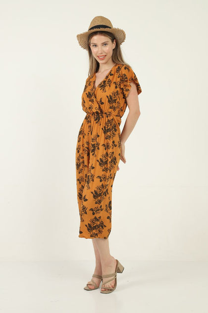 Womens Printed Jumpsuit WTJS13