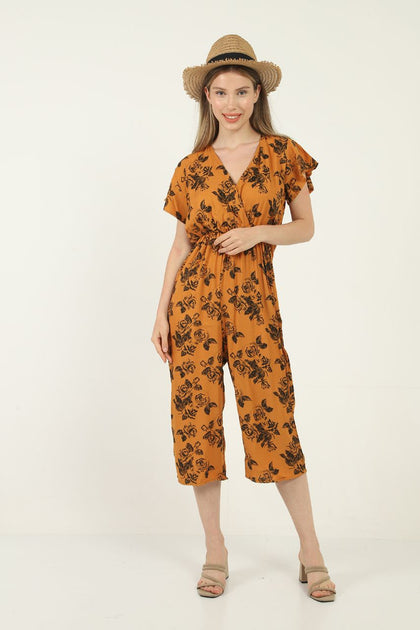 Womens Printed Jumpsuit WTJS13