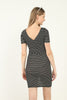 Women's Striped Detail Cotton T-Shirt Dress MEPST221