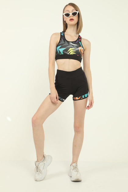 Women's 2 Piece Digital Print Active Wear Co Ord Set - WACO14