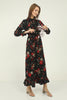 Women's Floral Printed Summer Maxi Dress - MWMSD42