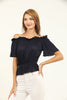 Women's Off Shoulder Shirred Top - WST18