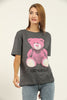 Women's Boyfriend Print Detail Cotton T-Shirt MEPST362