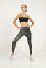 Women's Digital Print Active Wear Leggings - WAL36