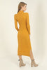 Womens Knitted Choker Neck Maxi Dress MEWKND74