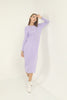 Womens Knitted Round Neck Maxi Dress MEWKND76