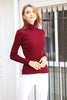 Women's High Neck Knitted Sweater by Memnu - MEWS150