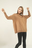 Women's Oversized Knitted Sweater by Memnu - MEWS161