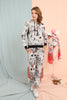 Womens 2 Piece Printed Winter Hooded Co Ord Set WTWFTC7