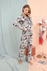 Women's 2 Piece Printed Night Wear Co Ord Set - WNCS41