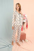 Women's 2 Piece Printed Night Wear Co Ord Set - WNCS42