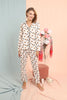 Women's 2 Piece Printed Night Wear Co Ord Set - WNCS42