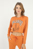 Women's Printed Crop Sweatshirt - WCSS3