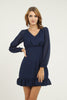 Women's Chiffon Dot Detail Dress - MWSD35