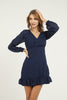 Women's Chiffon Dot Detail Dress - MWSD35