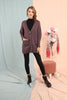 Women's Knitted Long Pocket Cardigan by Memnu - MEWS203