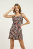 Women's Sleeveless Print Detail Dress - MWSD53