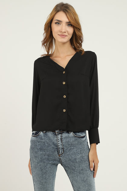 Women's Button Detail Top - WST26