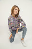 Womens Cotton Printed Hoodie - MEWSHO1