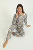 Women's 2 Piece Printed Night Wear Co Ord Set - WNCS35