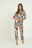 Women's 2 Piece Printed Night Wear Co Ord Set - WNCS62