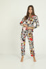 Women's 2 Piece Printed Night Wear Co Ord Set - WNCS62