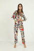 Women's 2 Piece Printed Night Wear Co Ord Set - WNCS62