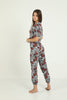 Women's 2 Piece Printed Night Wear Co Ord Set - WNCS64