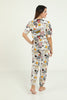 Women's 2 Piece Printed Night Wear Co Ord Set - WNCS63