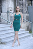 Women's Sleeveless Lace Up Detail Bodycon Dress - MWSD71