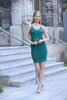 Women's Sleeveless Lace Up Detail Bodycon Dress - MWSD71