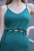 Women's Sleeveless Lace Up Detail Bodycon Dress - MWSD71