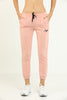 Women's Embroidered Text Detail Jogger Pants - MWJP98