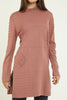 Women's Bead Detail Long Sweater by Memnu - MEWS265