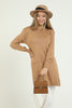 Women's Pocket Detail Long Sweater by Memnu - MEWS273